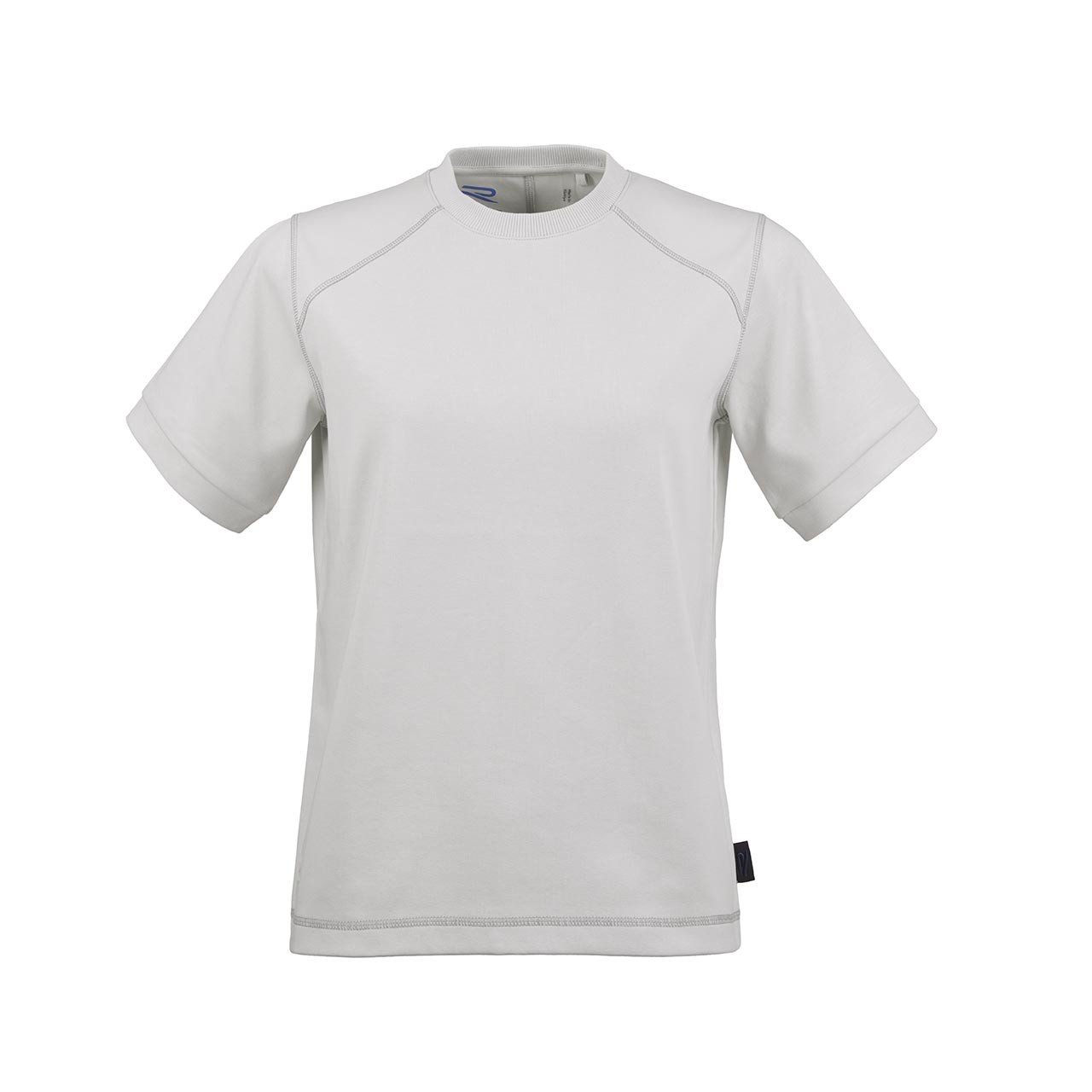 "R" T-Shirt, Damen, Grau