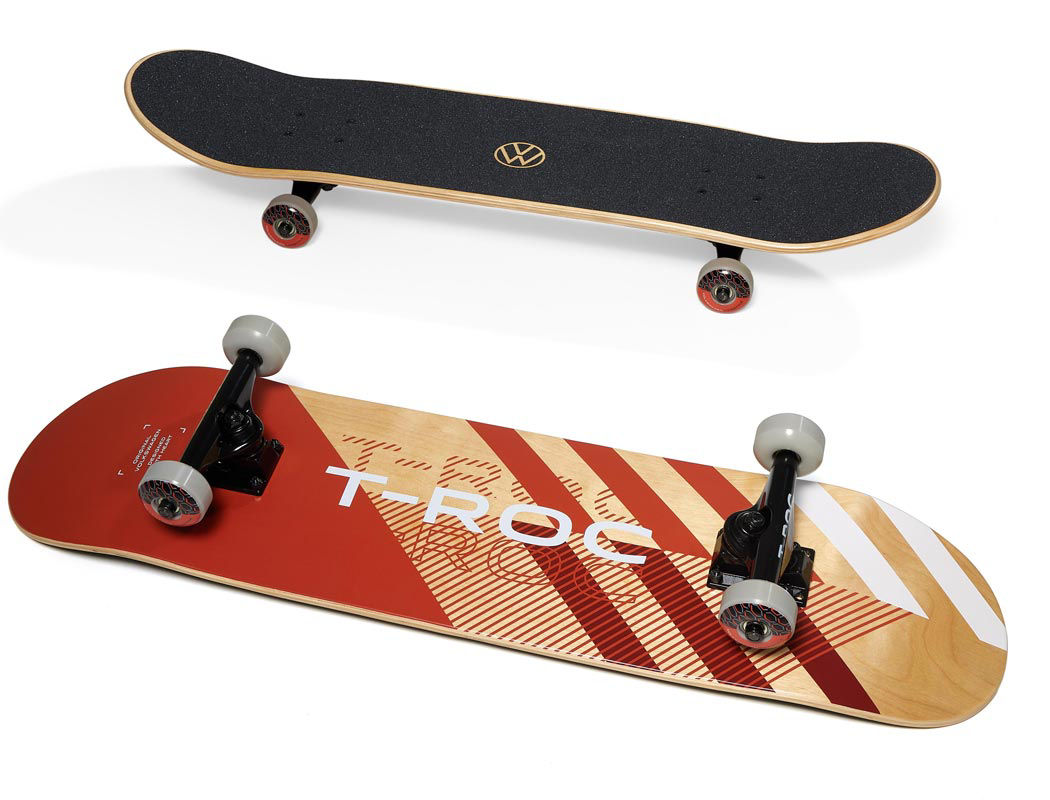 Skateboard "T-Roc", Flame Red