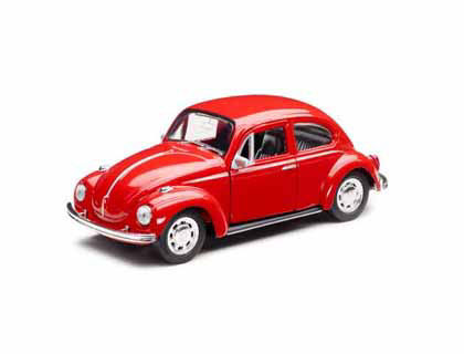 Spielzeugauto "Käfer", Rot, Rückziehfunktion