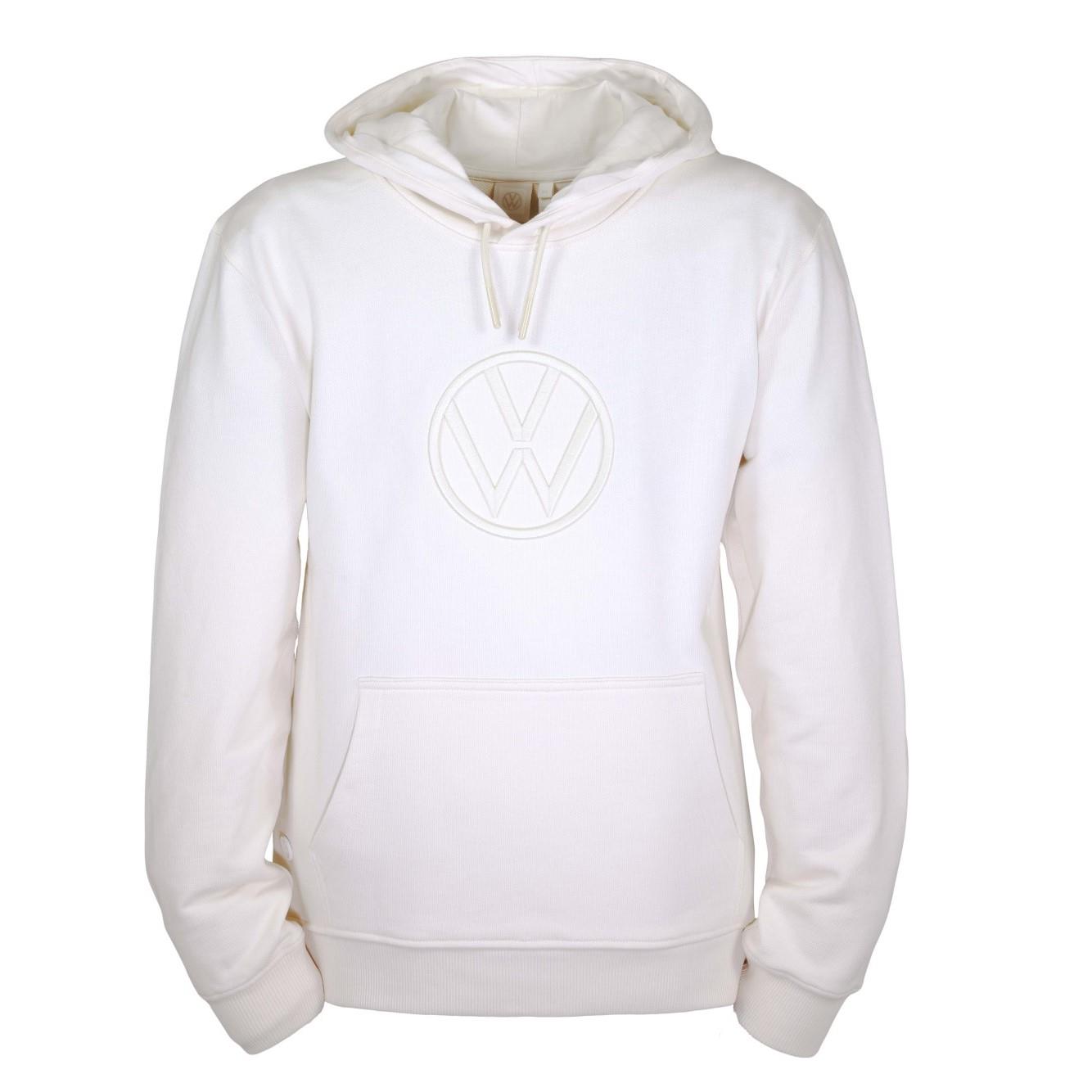 Hoodie mit VW Logo für Herren, Snow White-42010004-Volkswagen Lifestyle Shop