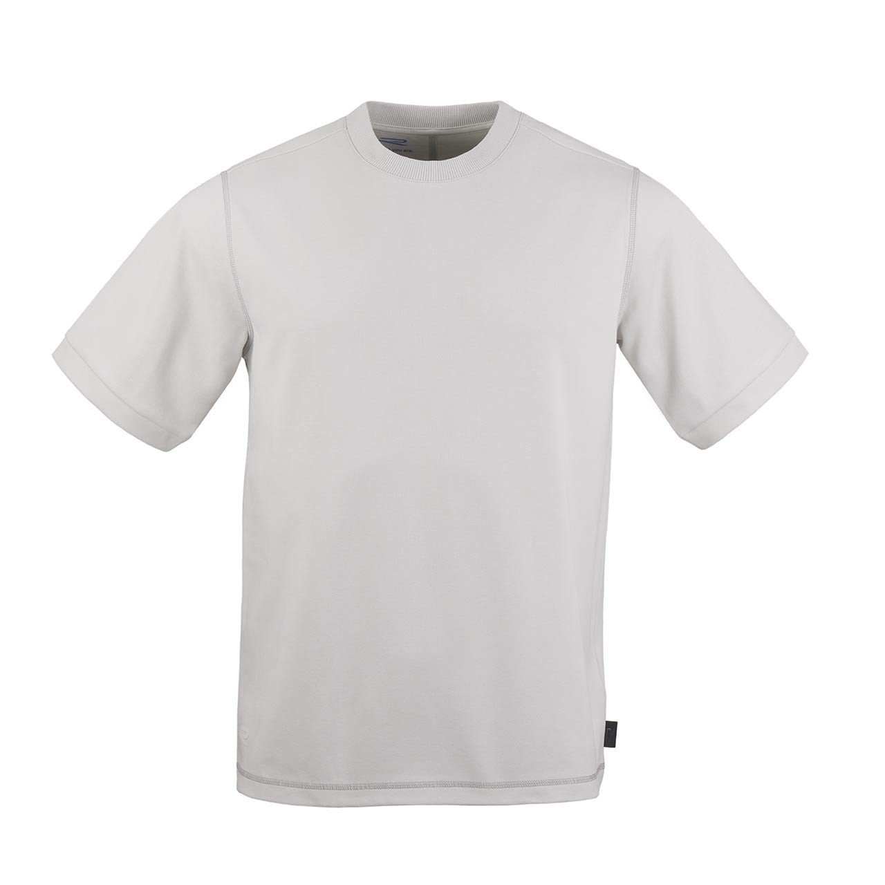 "R" T-Shirt, Herren, Grau