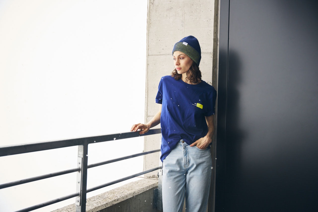 T-Shirt "Golf", Unisex, Blau, M