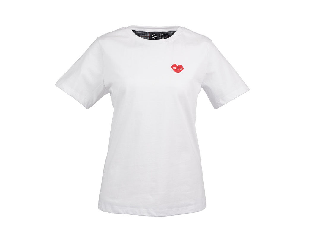 T-Shirt "GTI", Herz, Damen, Weiß
