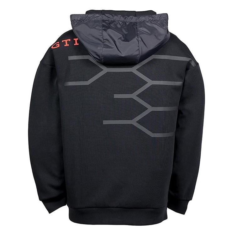 Hoodie GTI mit Wabendruck für Herren, Schwarz-42010134-Volkswagen Lifestyle Shop