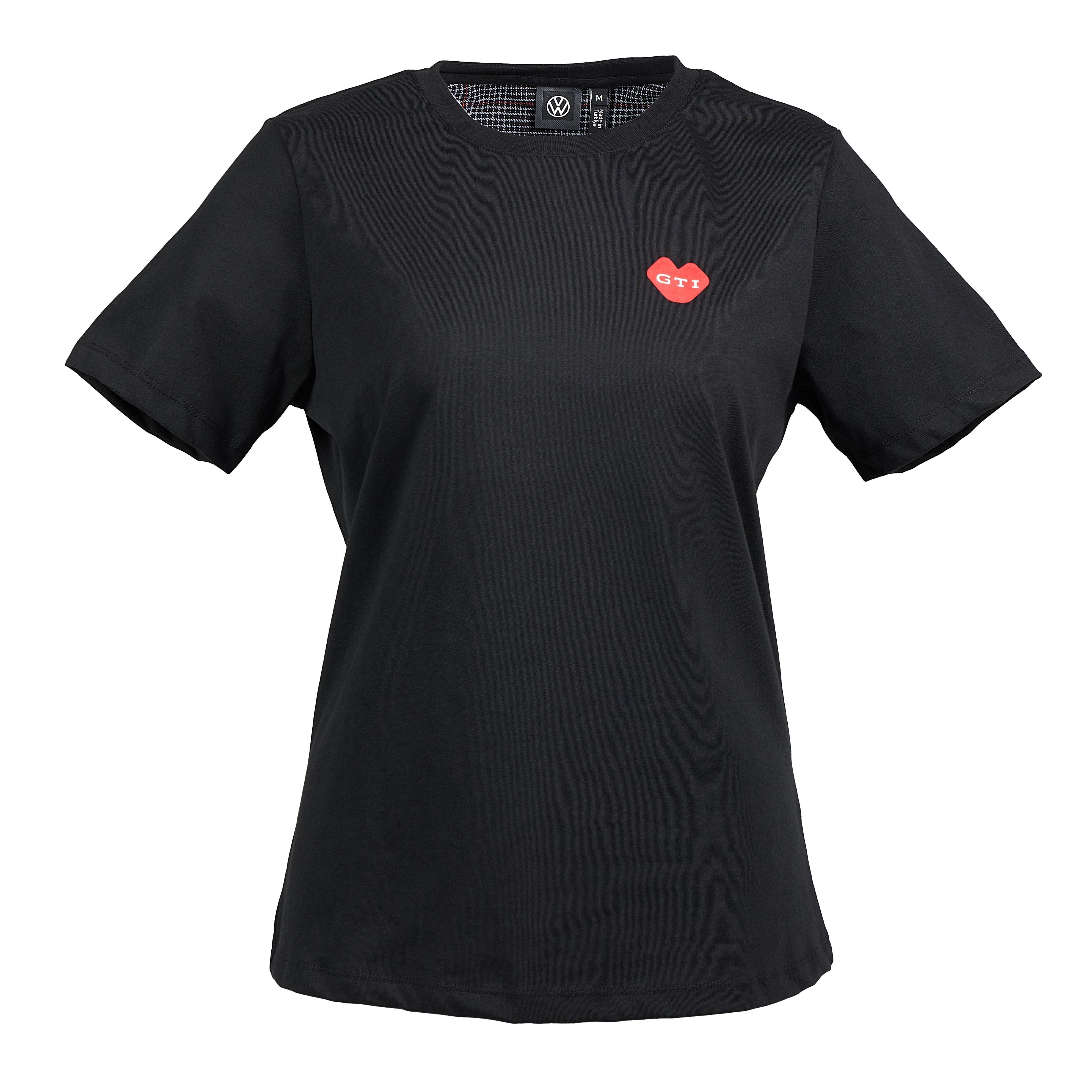 T-Shirt GTI "Herz" für Damen, Schwarz-42010164-Volkswagen Lifestyle Shop