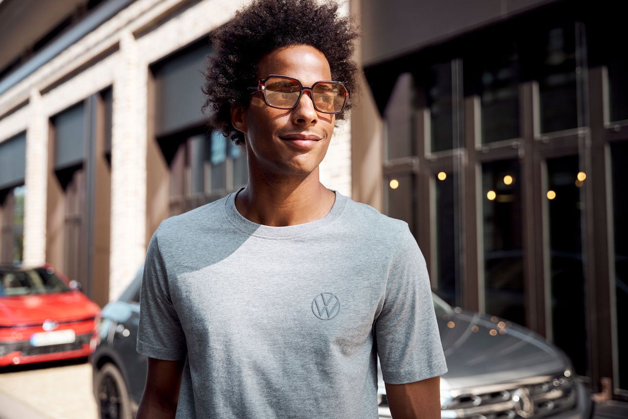 T-Shirt "Volkswagen", Classic, Herren, Grau, M