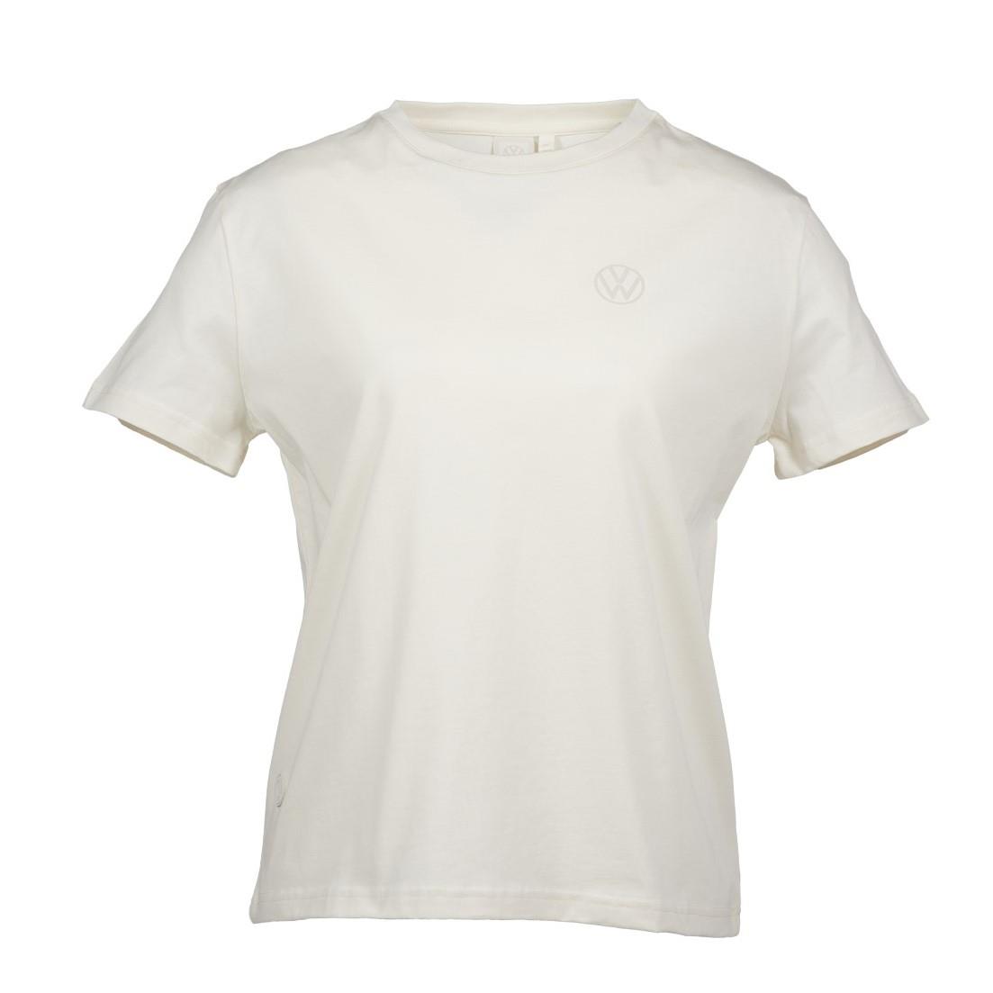 T-Shirt mit VW Logo für Damen, Snow White-42010062-Volkswagen Lifestyle Shop