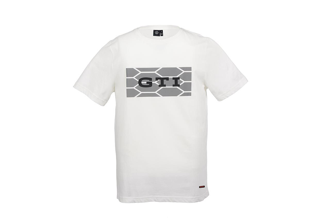 T-Shirt "GTI", Unisex, Weiß, S