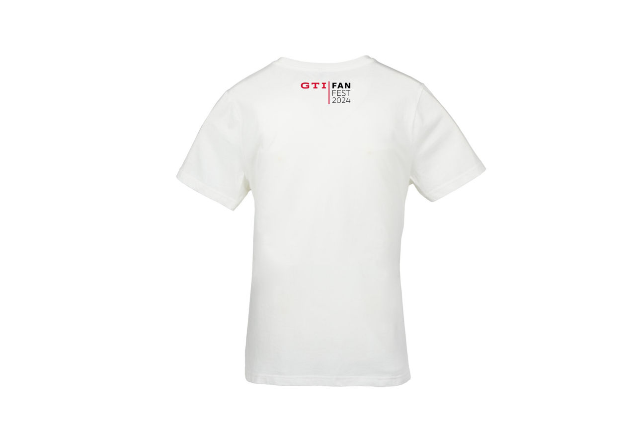 T-Shirt "GTI", Golf 1, Unisex, Weiß, S