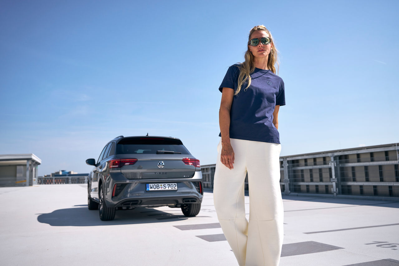 Damen T-Shirt "Volkswagen" Classic, Dunkelblau, L