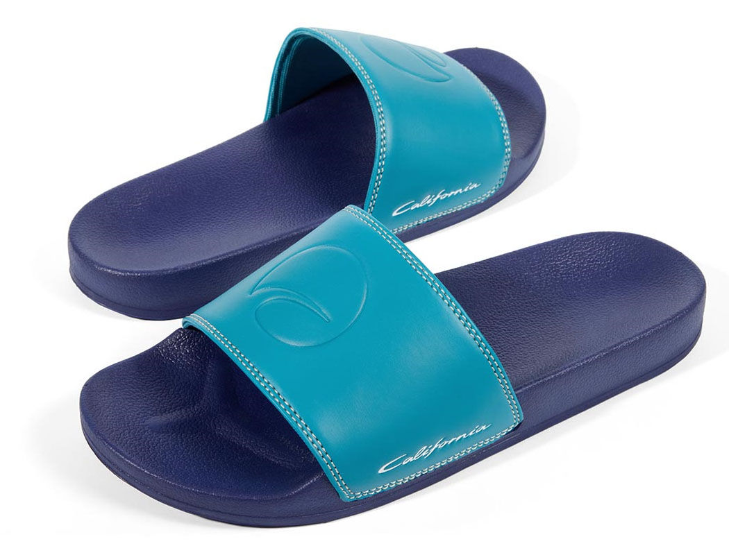 Badesandalen "California", Blau