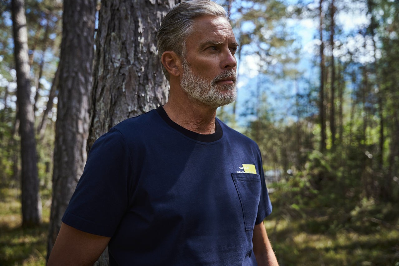 T-Shirt, Unisex, Blau, Golf Kollektion