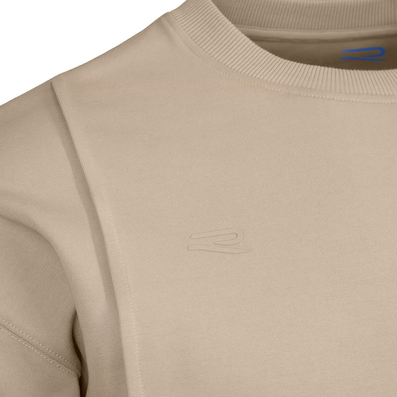 Sweatshirt "R", Unisex, Beige, XS