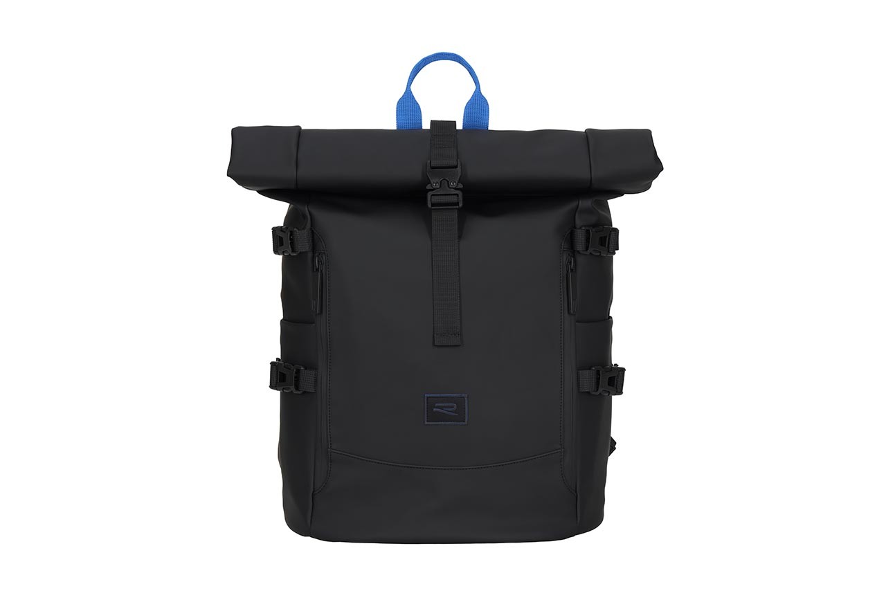 "R" Rucksack, Schwarz / Blau