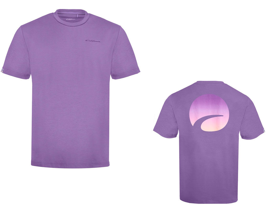 T-Shirt "California", Herren, Lila