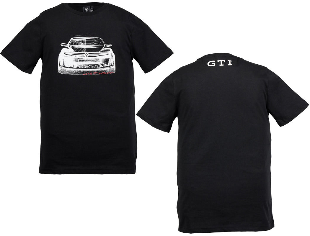 T-Shirt "GTI", Golf 1, Unisex, Schwarz, XXL