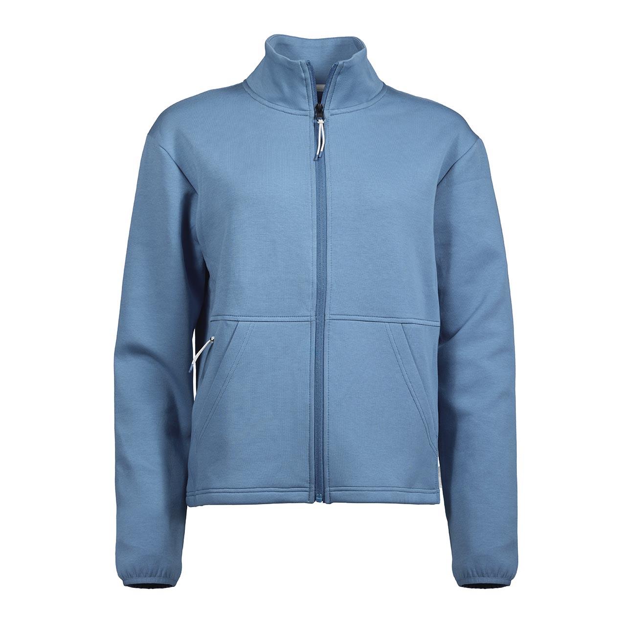 Sweatjacke, L, blau, Damen
