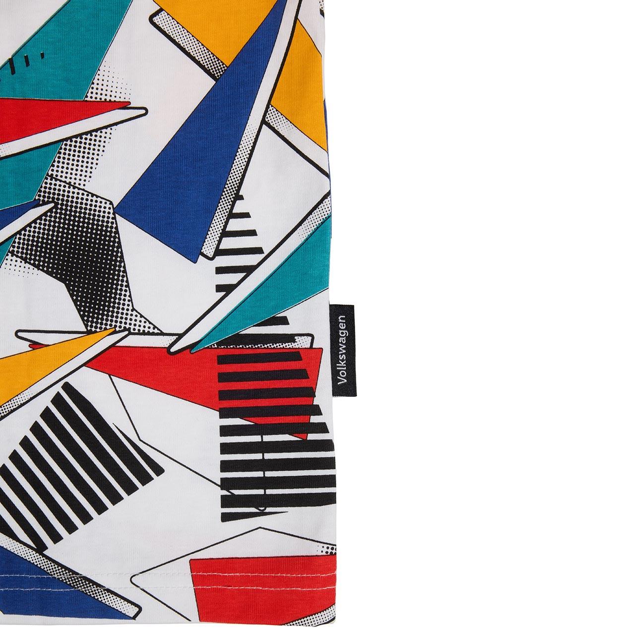 T-Shirt, S, weiss (Harlekin) Unisex