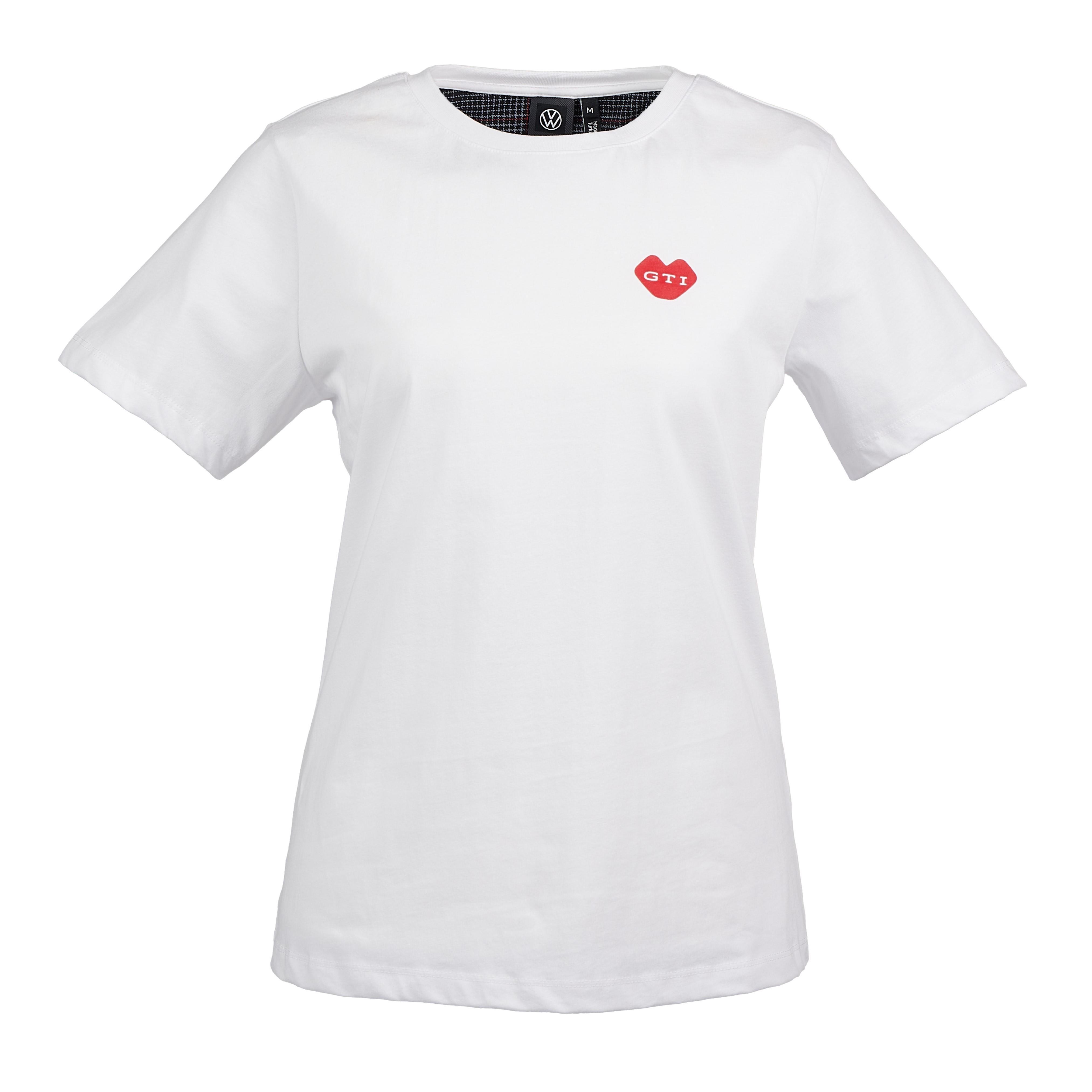 T-Shirt GTI "Herz" für Damen, Weiß-42010159-Volkswagen Lifestyle Shop