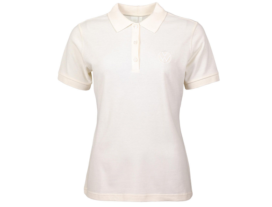 Polo-Shirt mit VW Logo für Damen, Snow White
