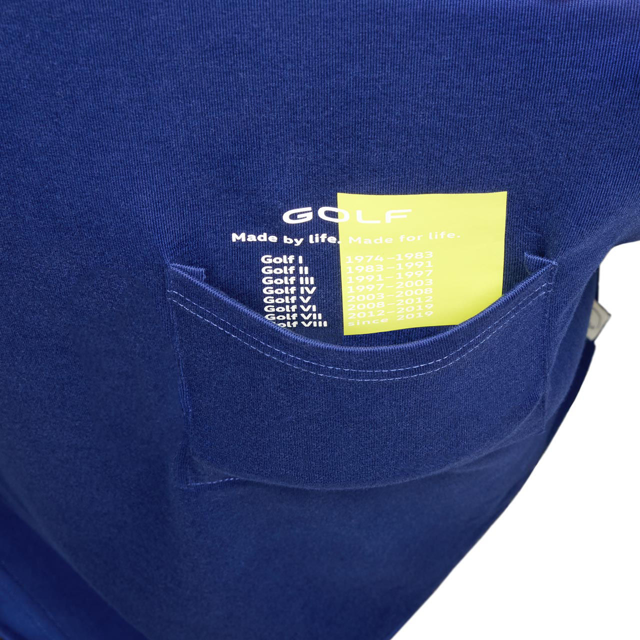 T-Shirt "Golf", Unisex, Blau, M