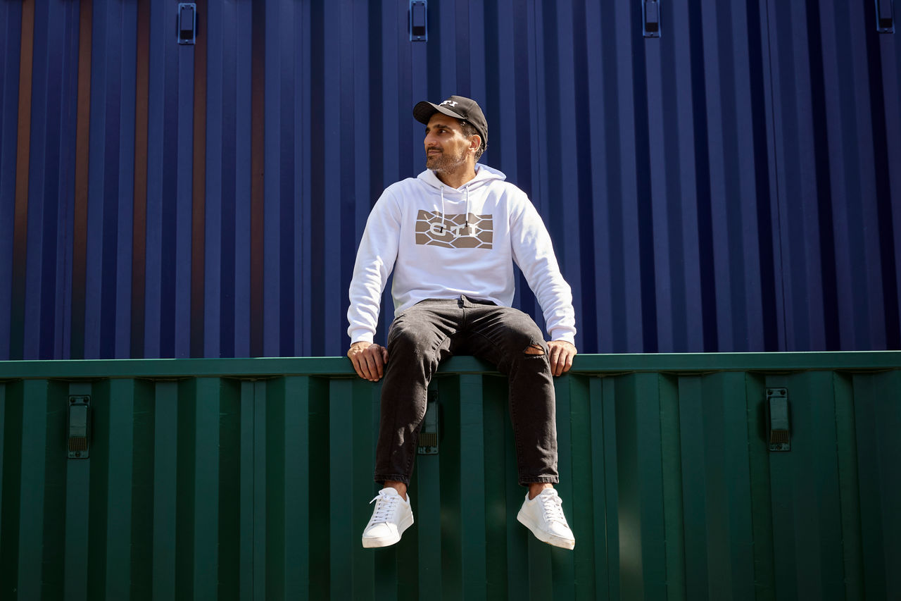 Hoodie "GTI", Unisex, Weiß, L