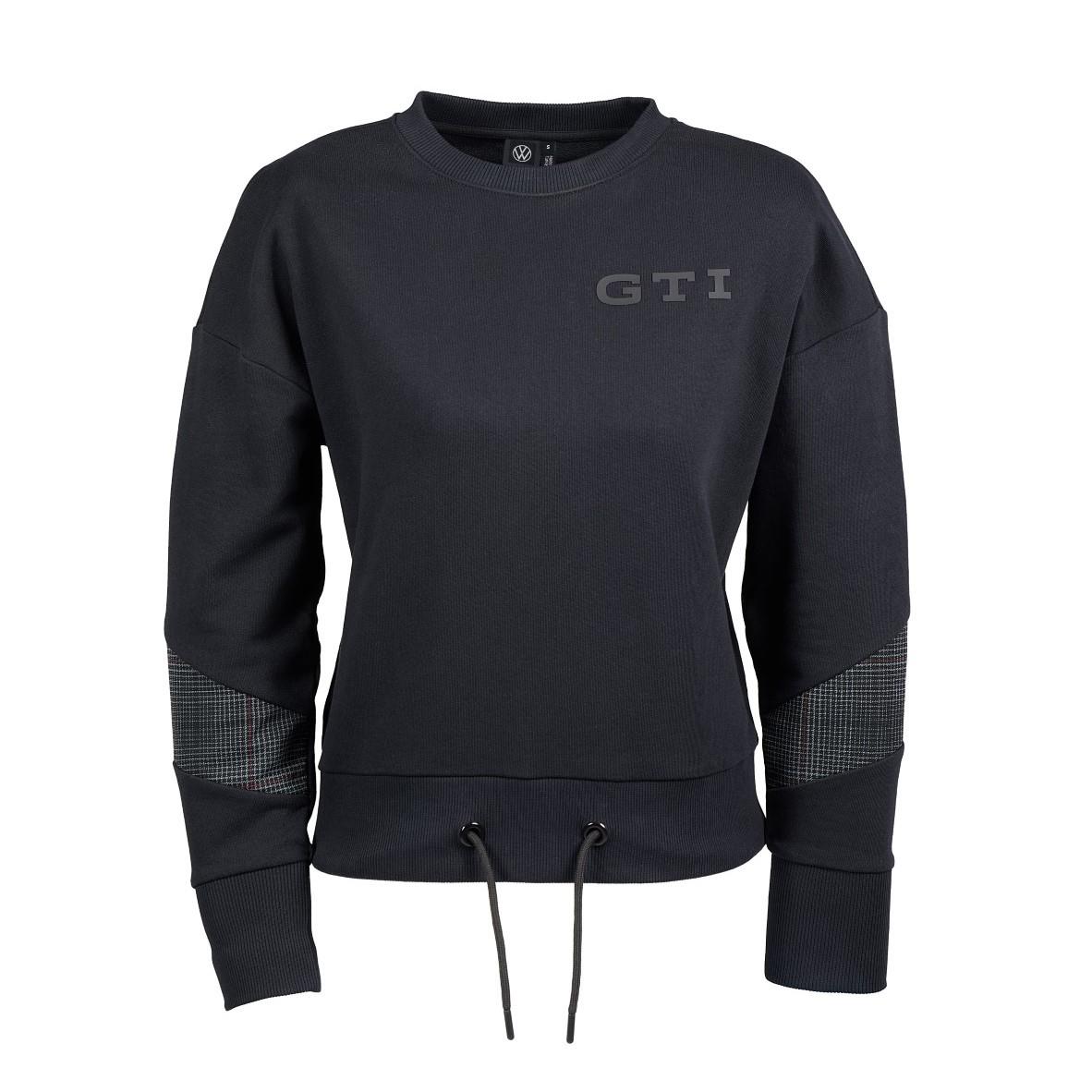 Sweatshirt GTI für Damen, Schwarz-42010144-Volkswagen Lifestyle Shop