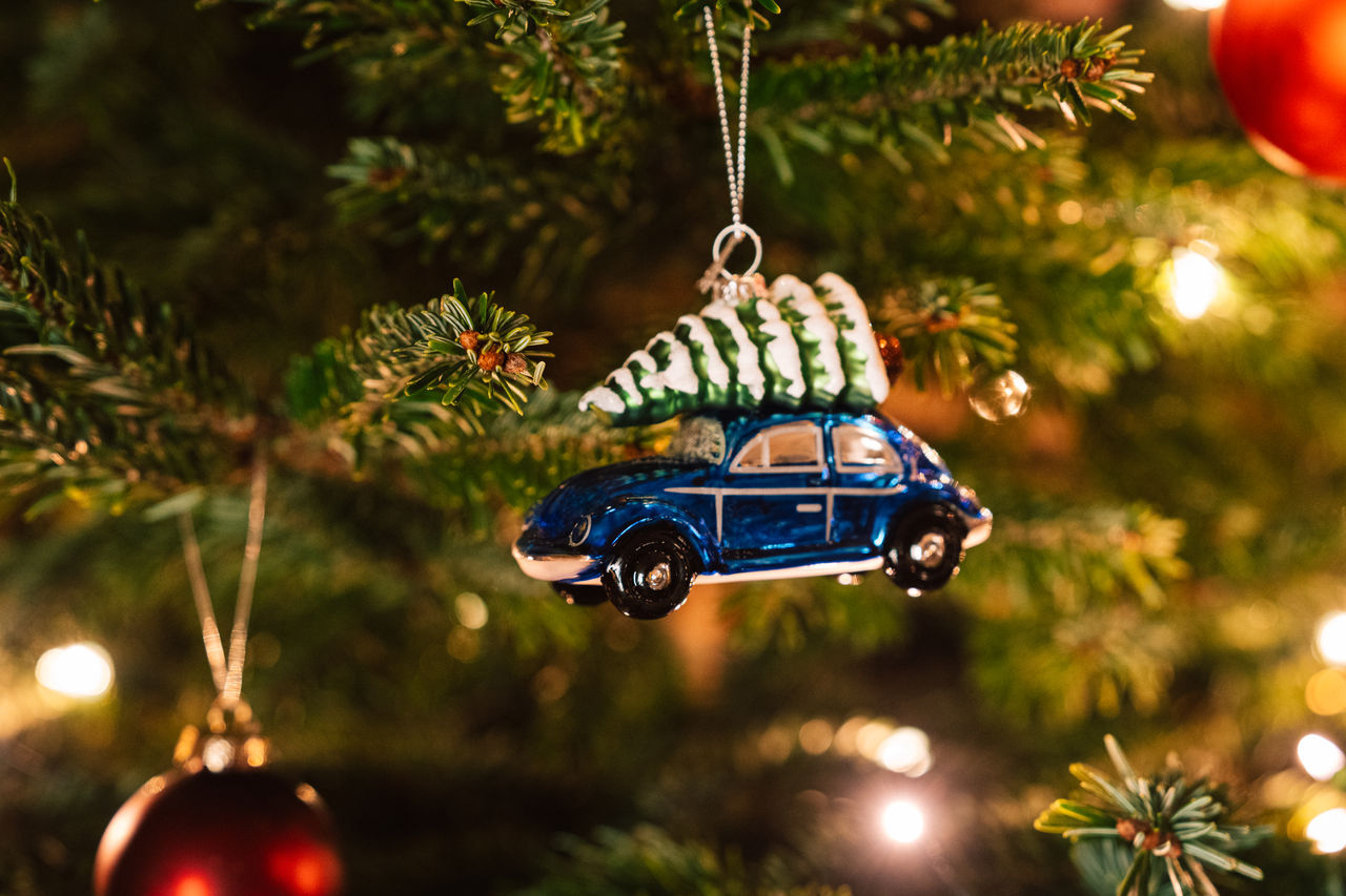 Weihnachtsbaumanhänger "Käfer", Glas