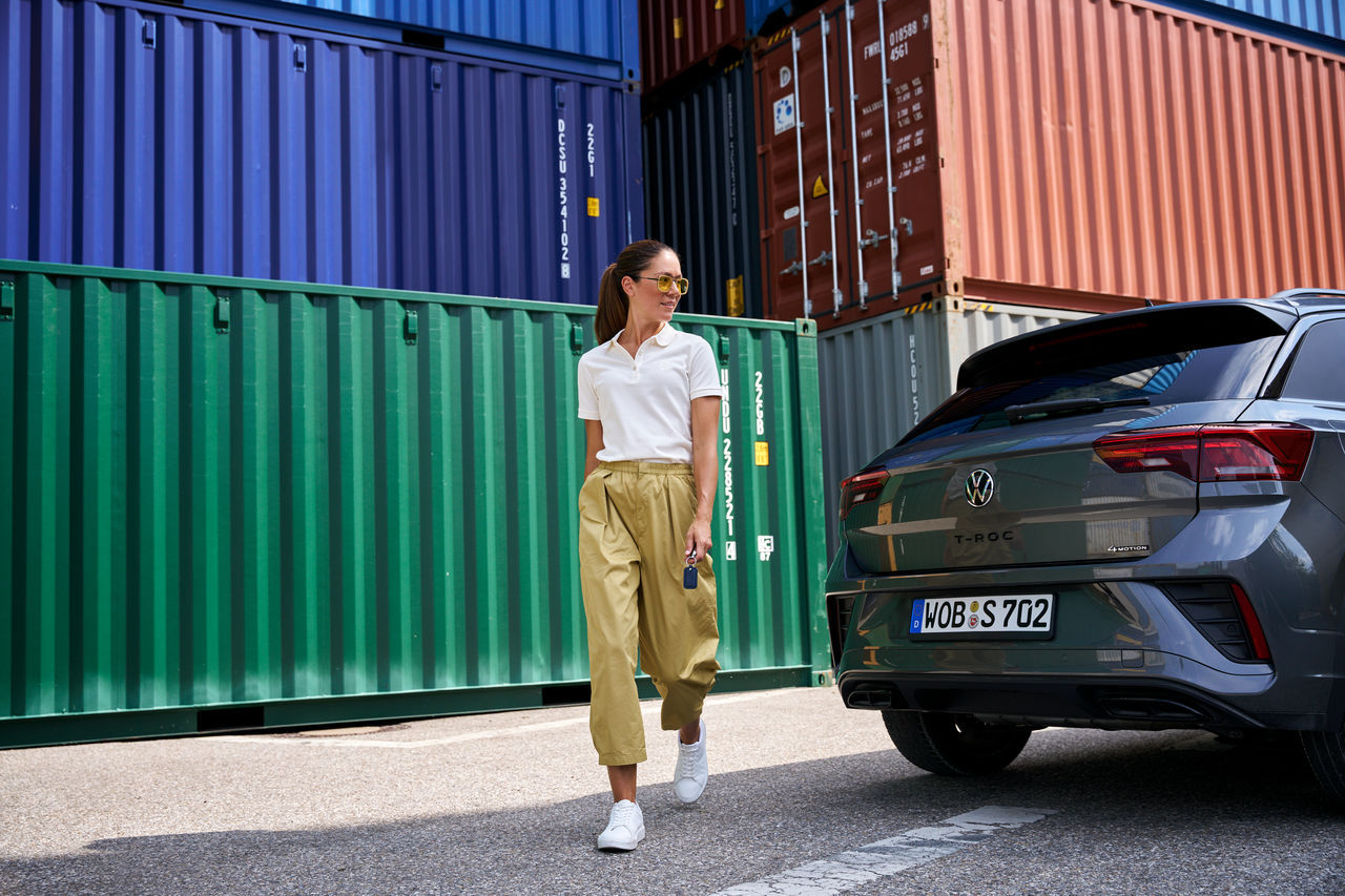 Polo-Shirt "Volkswagen", Damen, Weiß, L