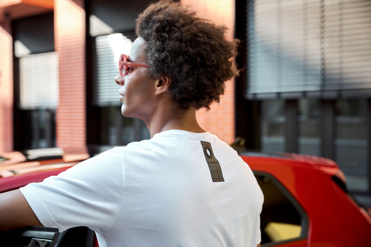 T-Shirt "GTI", Unisex, Weiß, S