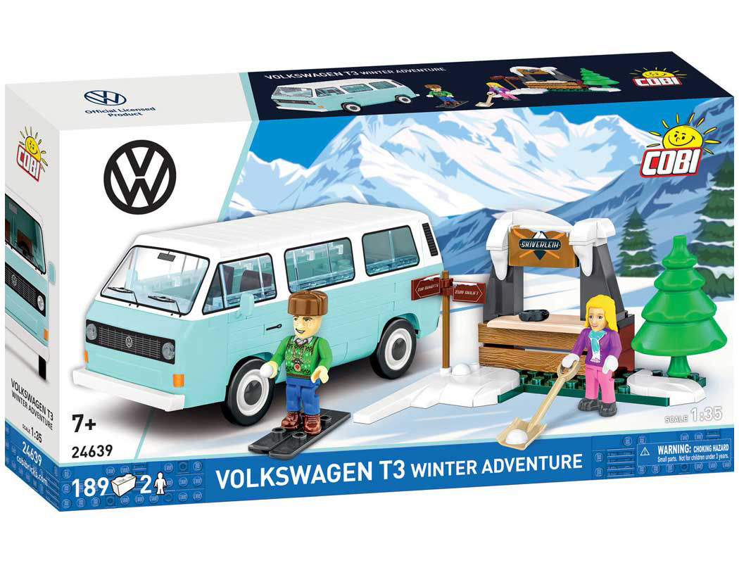 Volkswagen T3 Winter Adventure Set, Maßstab 1:35