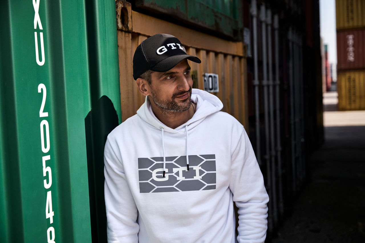 Hoodie "GTI", Unisex, Weiß, L