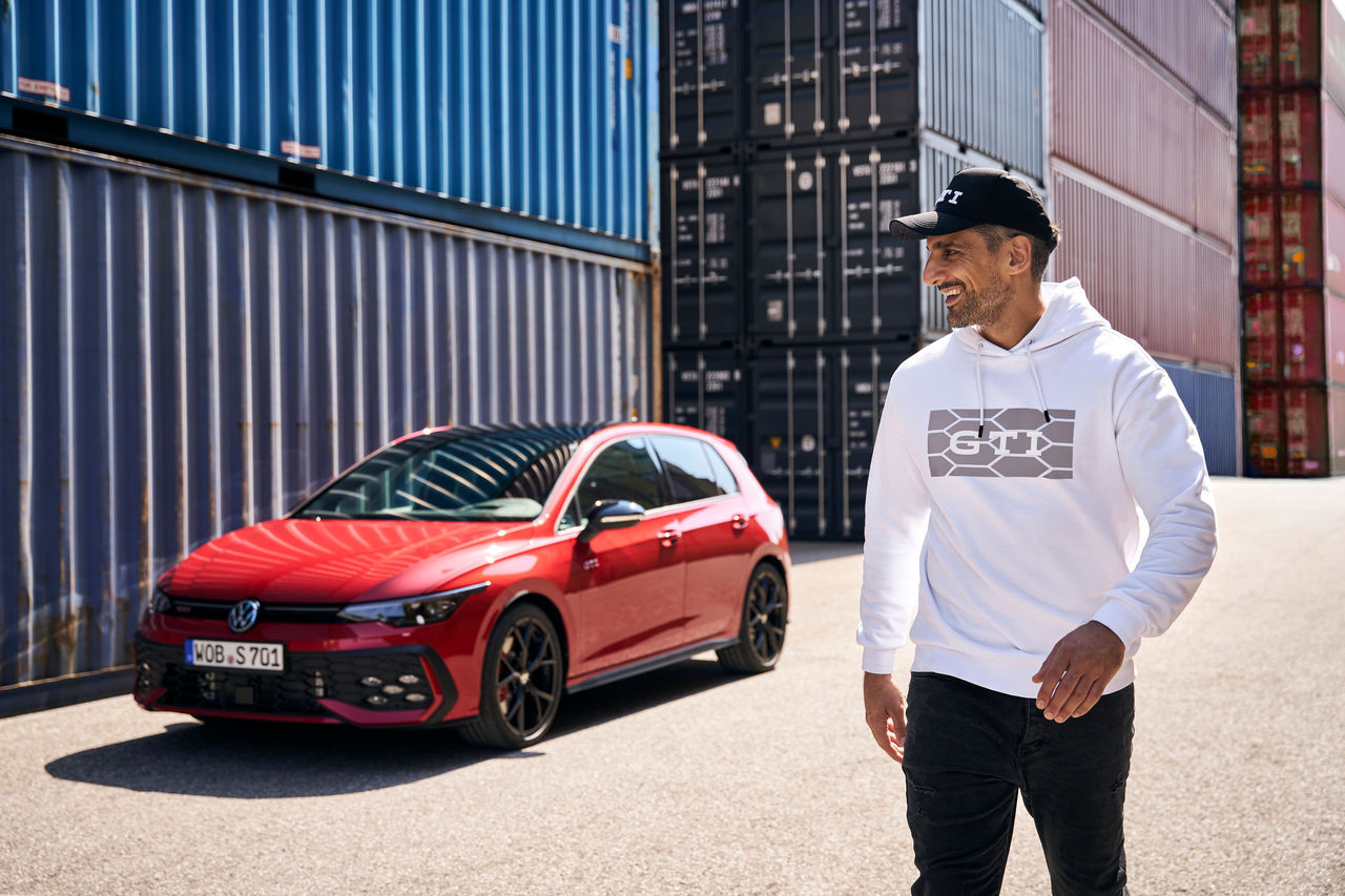 Hoodie "GTI", Unisex, Weiß, L