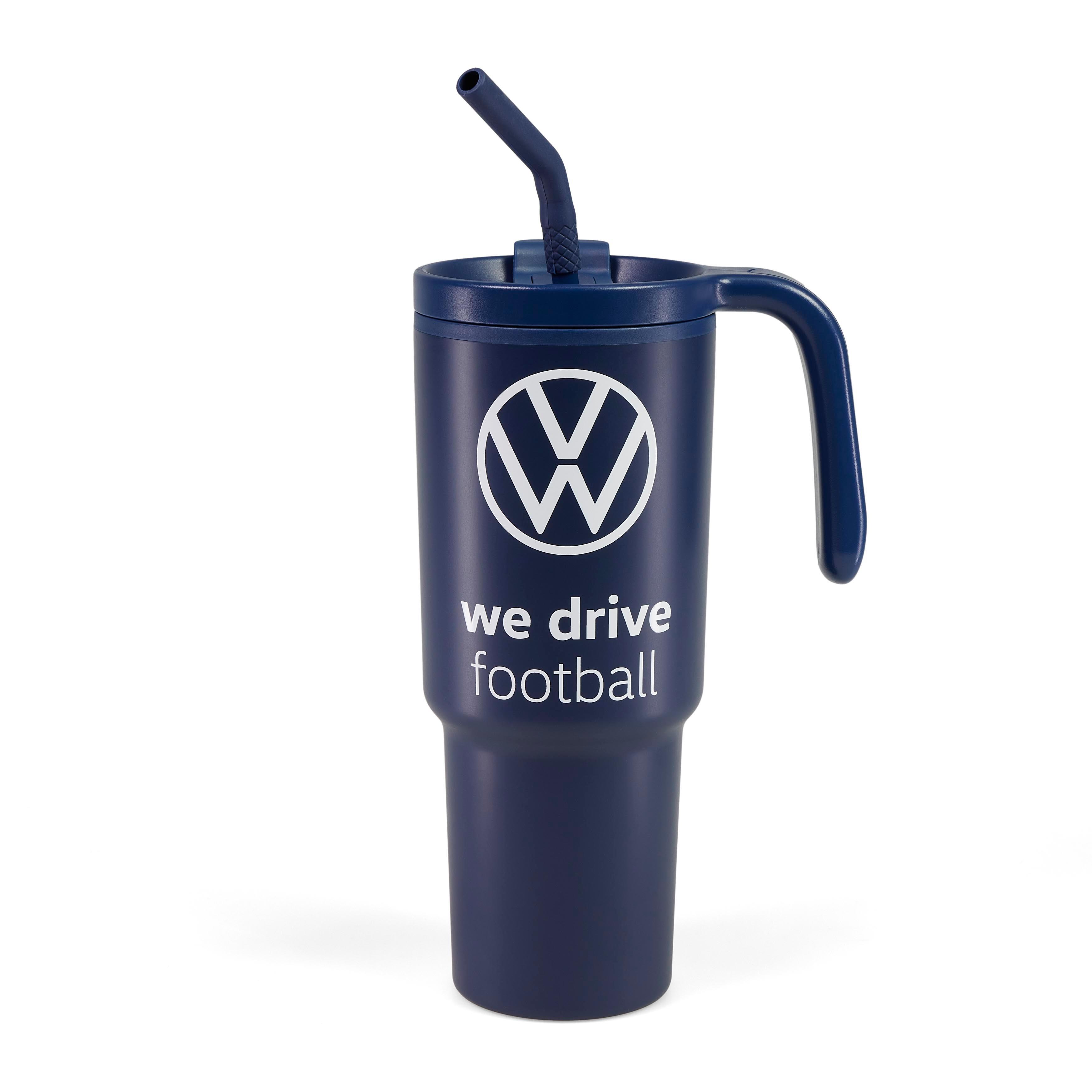 Fußball Becher 0,9L, Dunkelblau