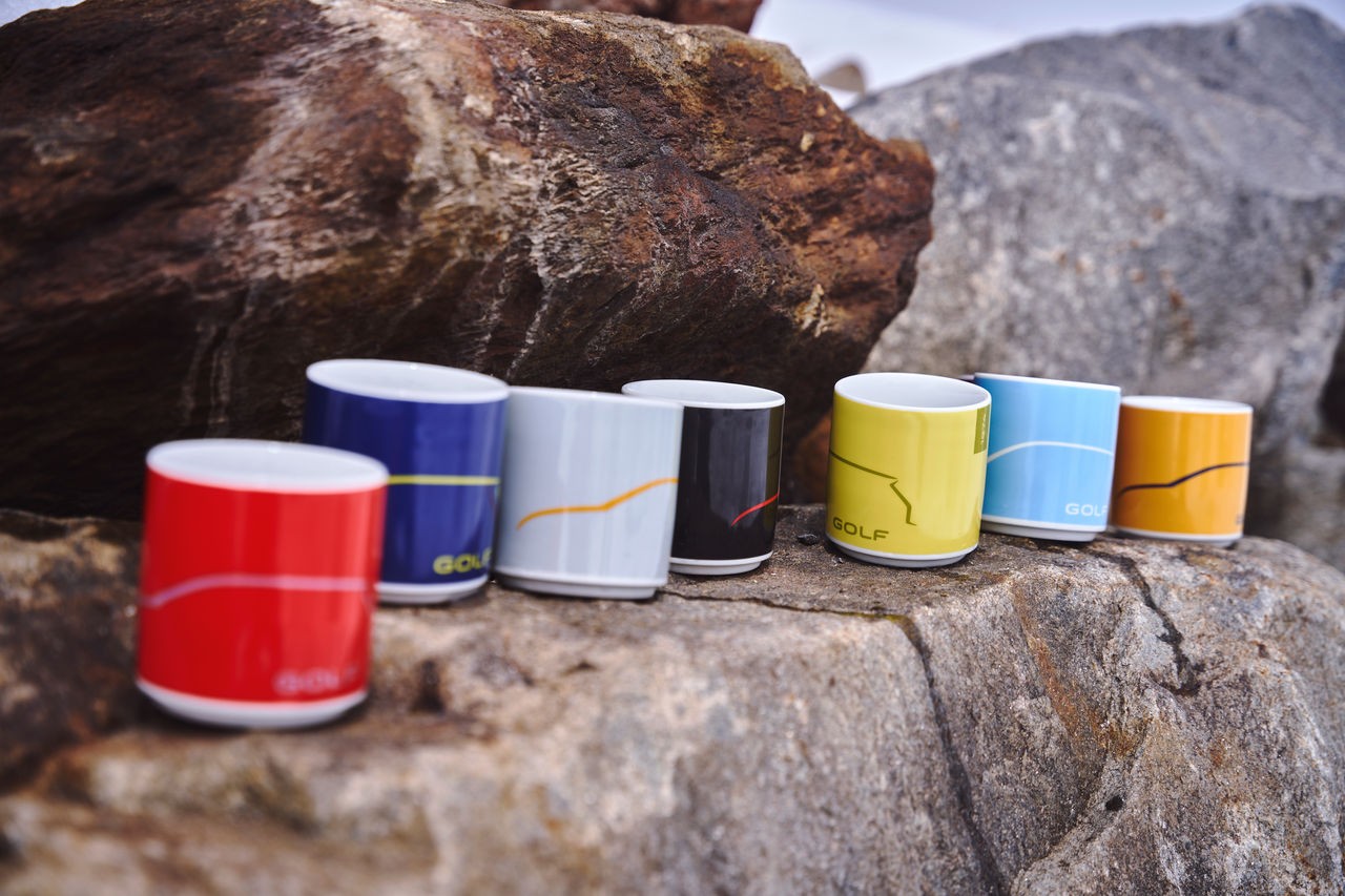 Tasse Hellgrau/Kurkuma, 2012, Golf Kollektion