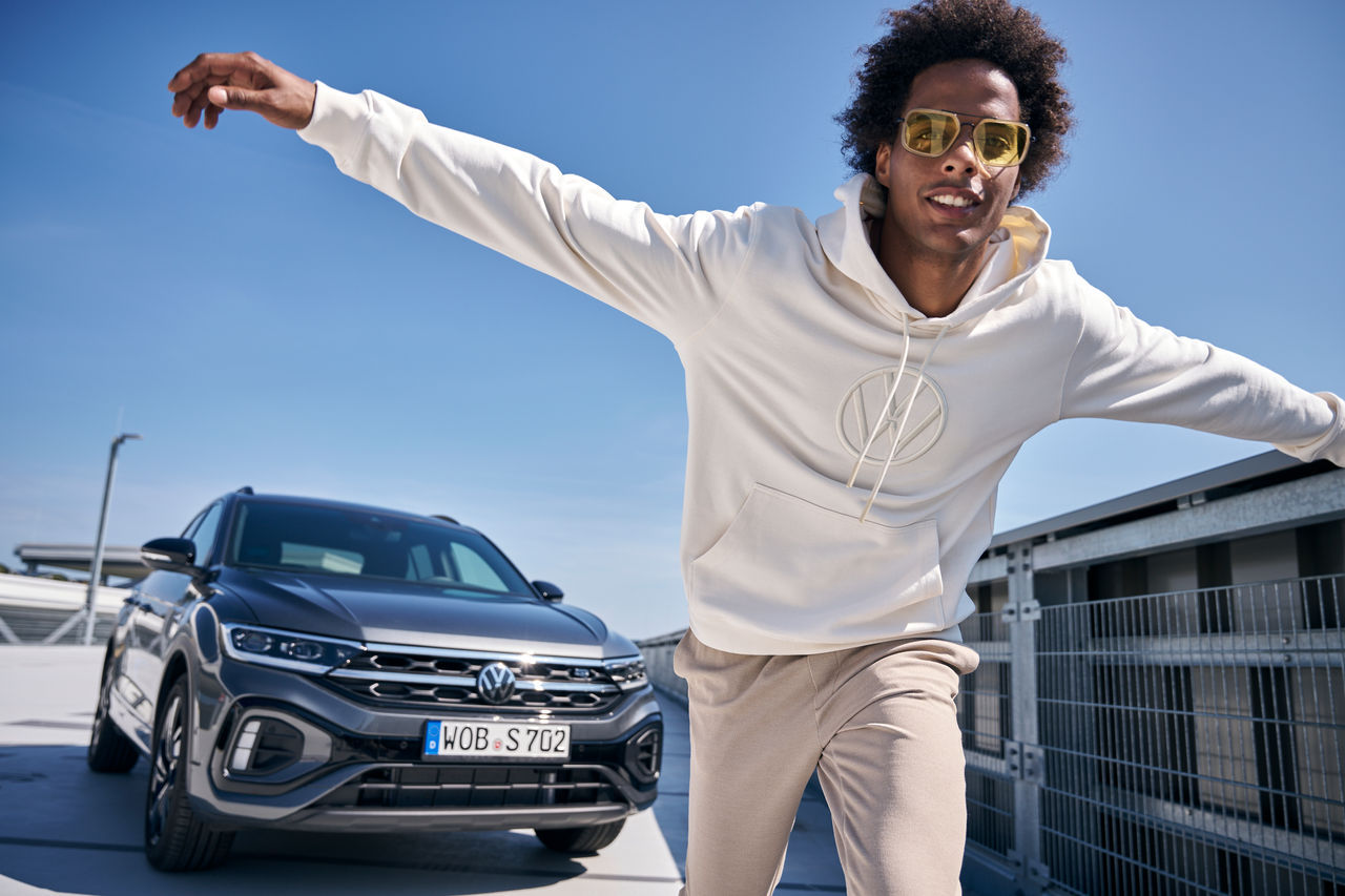 Hoodie "Volkswagen", Herren, Weiß, S