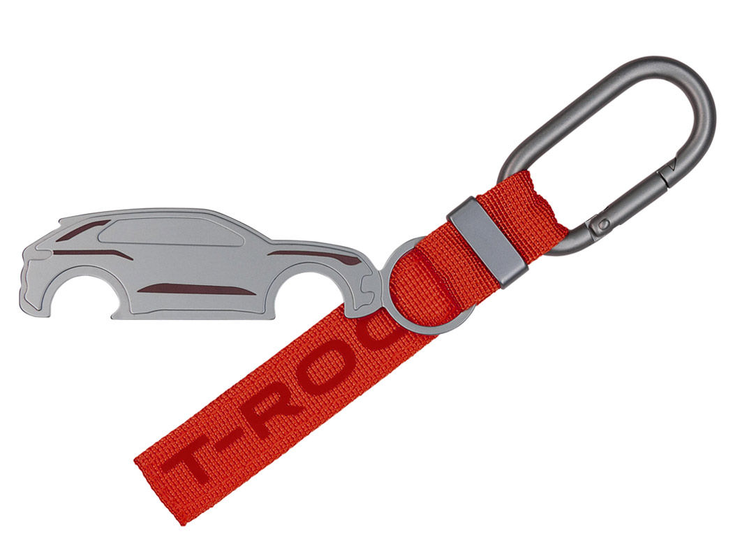 Schlüsselanhänger "T-Roc", Rot