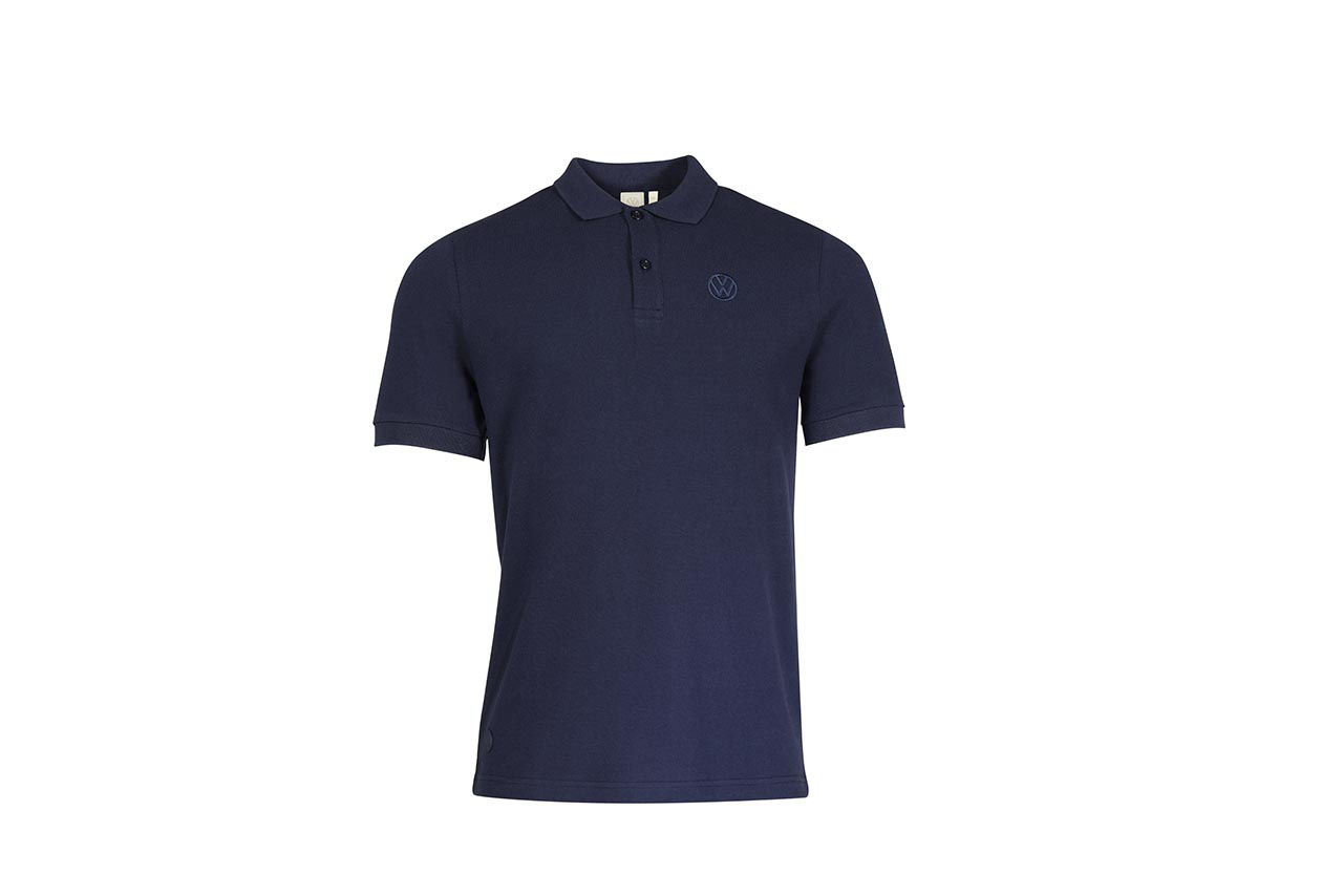 Polo-Shirt mit VW Logo für Herren, Dark Blue