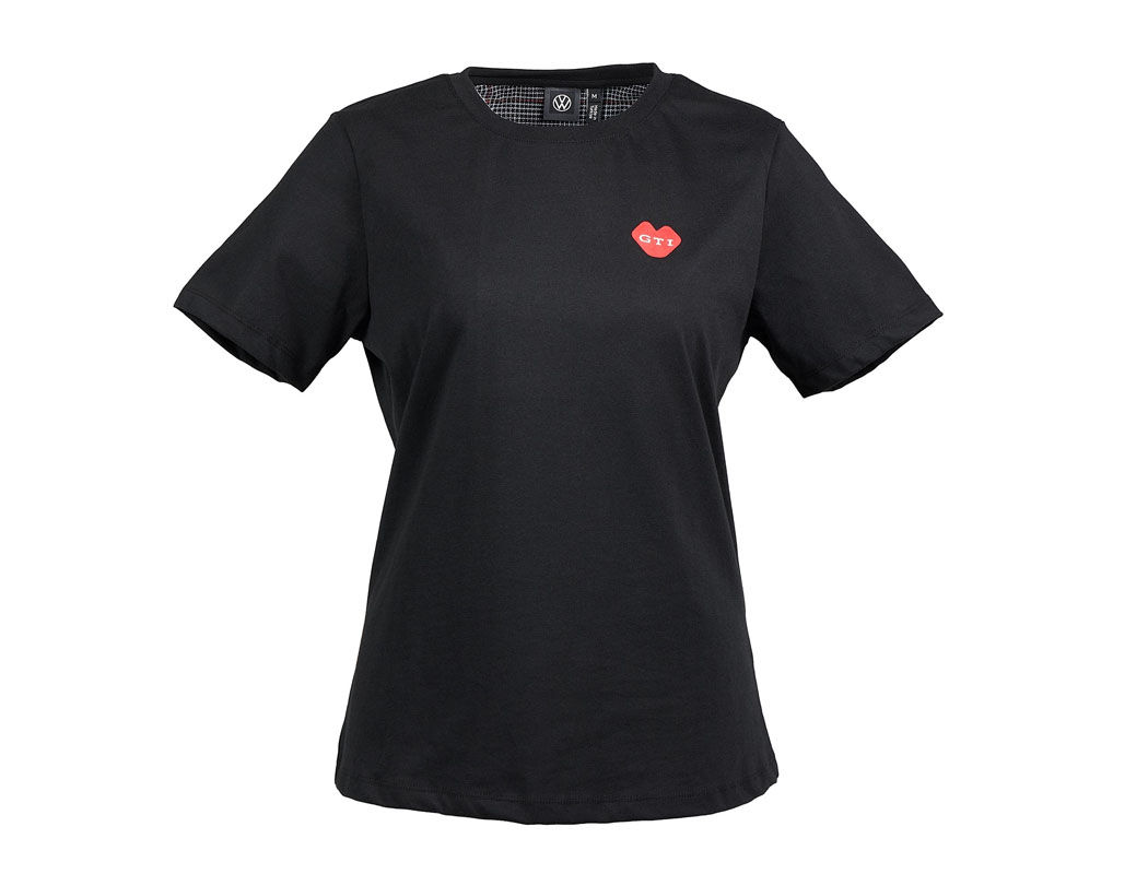 T-Shirt GTI "Herz" für Damen, Schwarz
