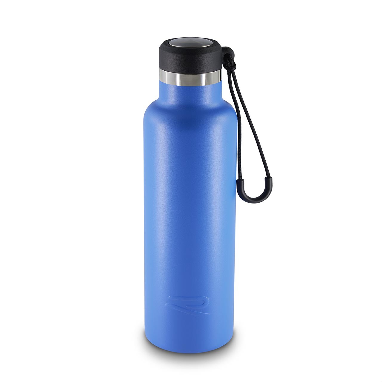 "R" Trinkflasche 600ml, Blau, Edelstahl