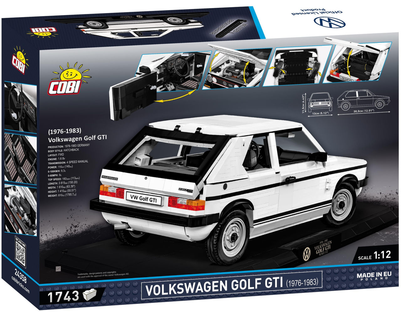 Bausatz "Golf 1 GTI", Executive Edition, 1:12