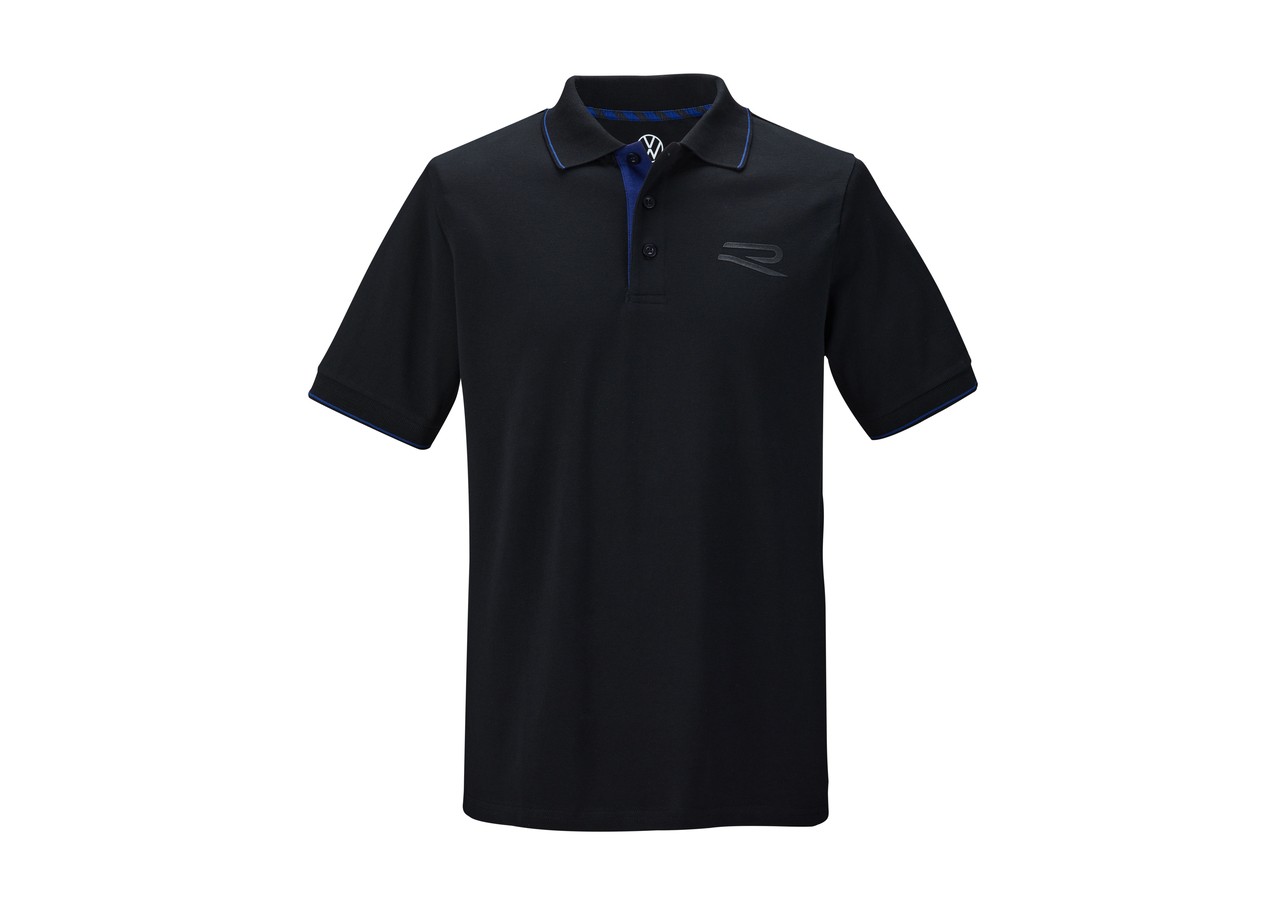 Polo-Shirt "R" Kollektion, Herren, Schwarz
