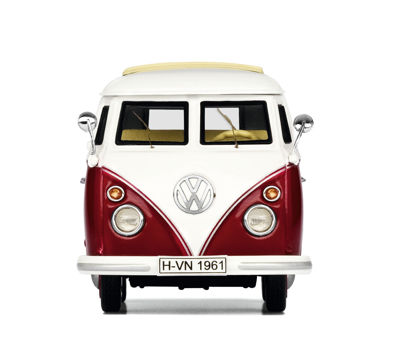 Modellauto "T1c Samba Bus", 1:43, Rot/Creme