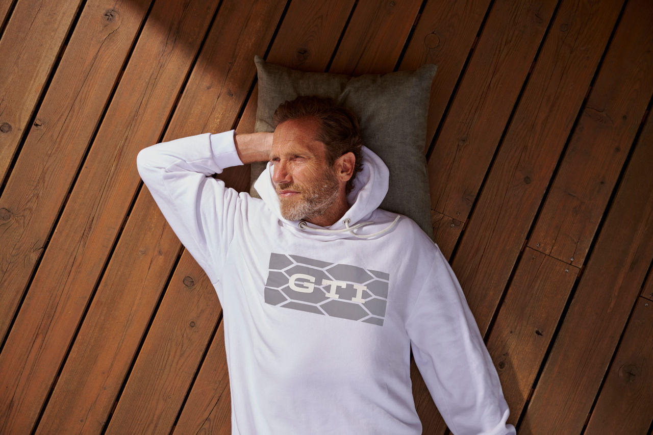 Hoodie "GTI", Unisex, Weiß, L