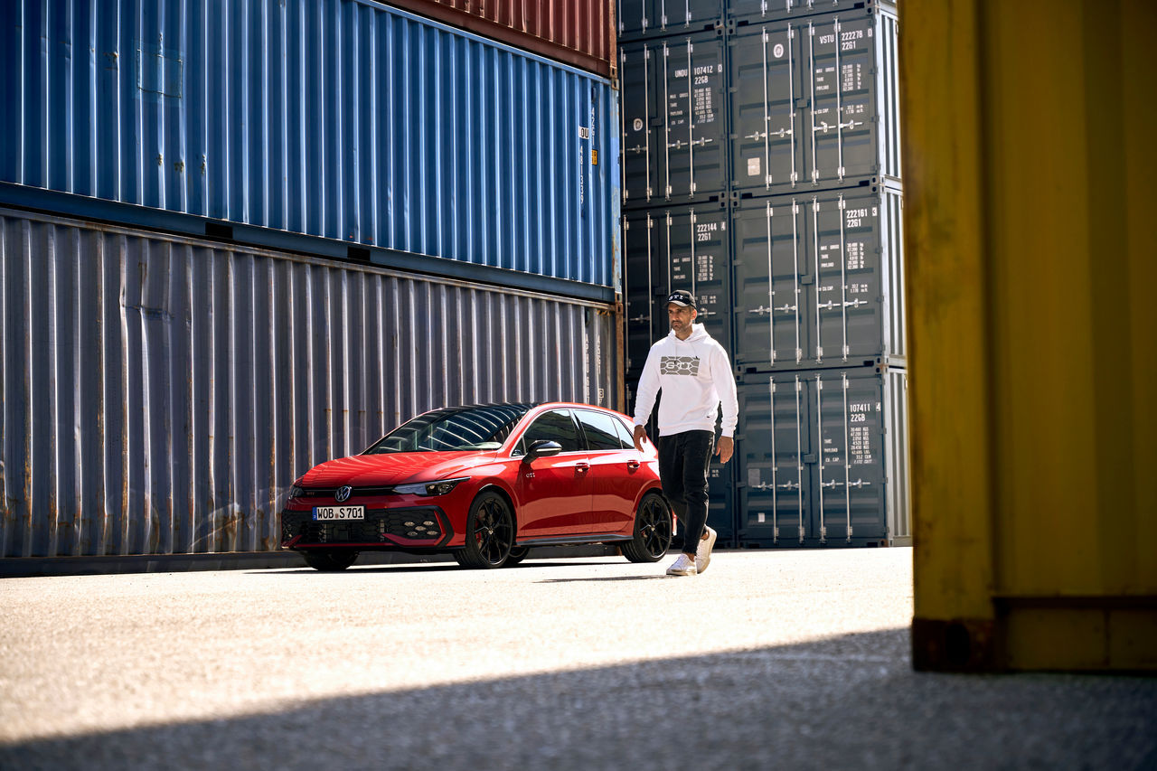 Hoodie "GTI", Unisex, Weiß, L